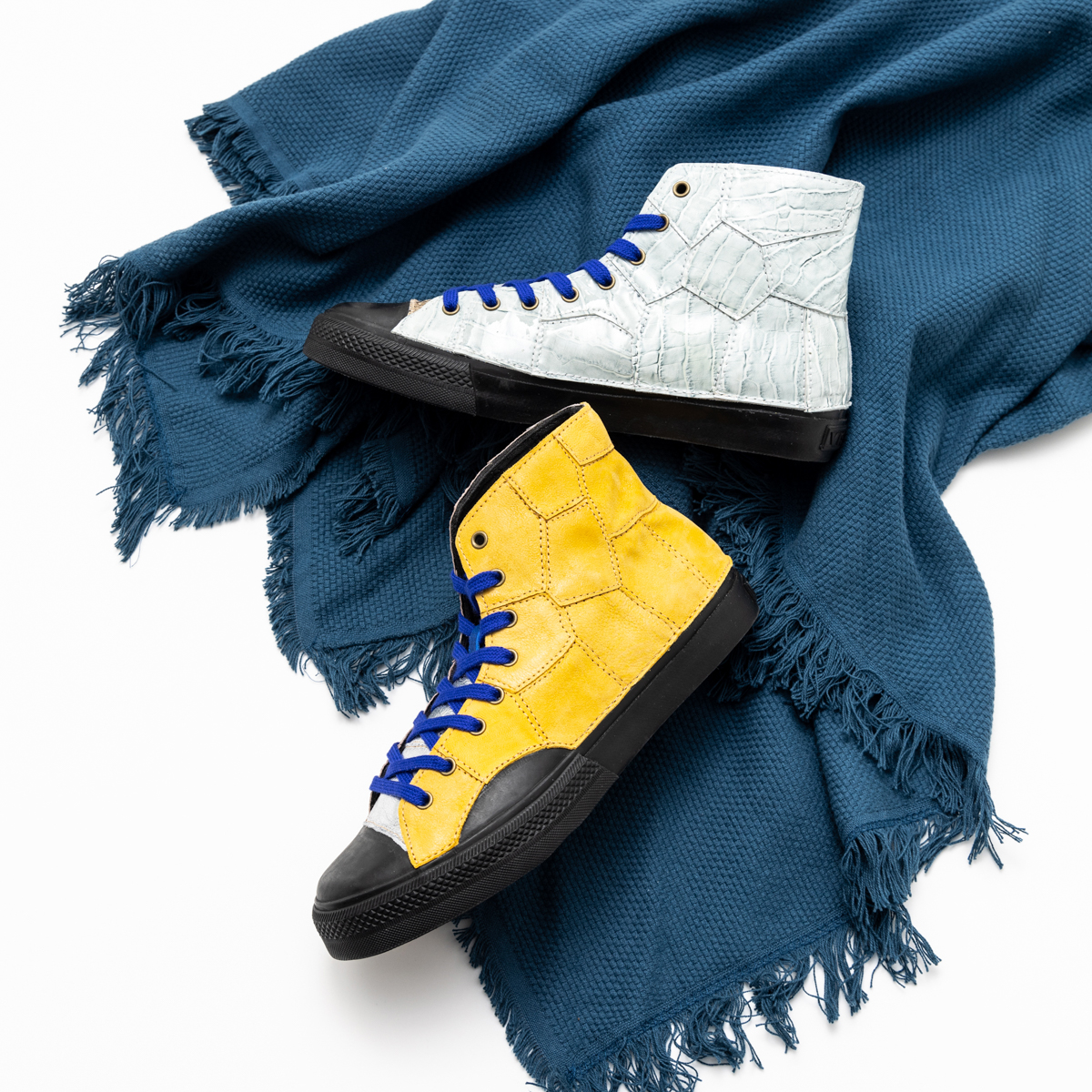 【新作】レザーリメイクスニーカー「Terra Nova」Size 26.0cm