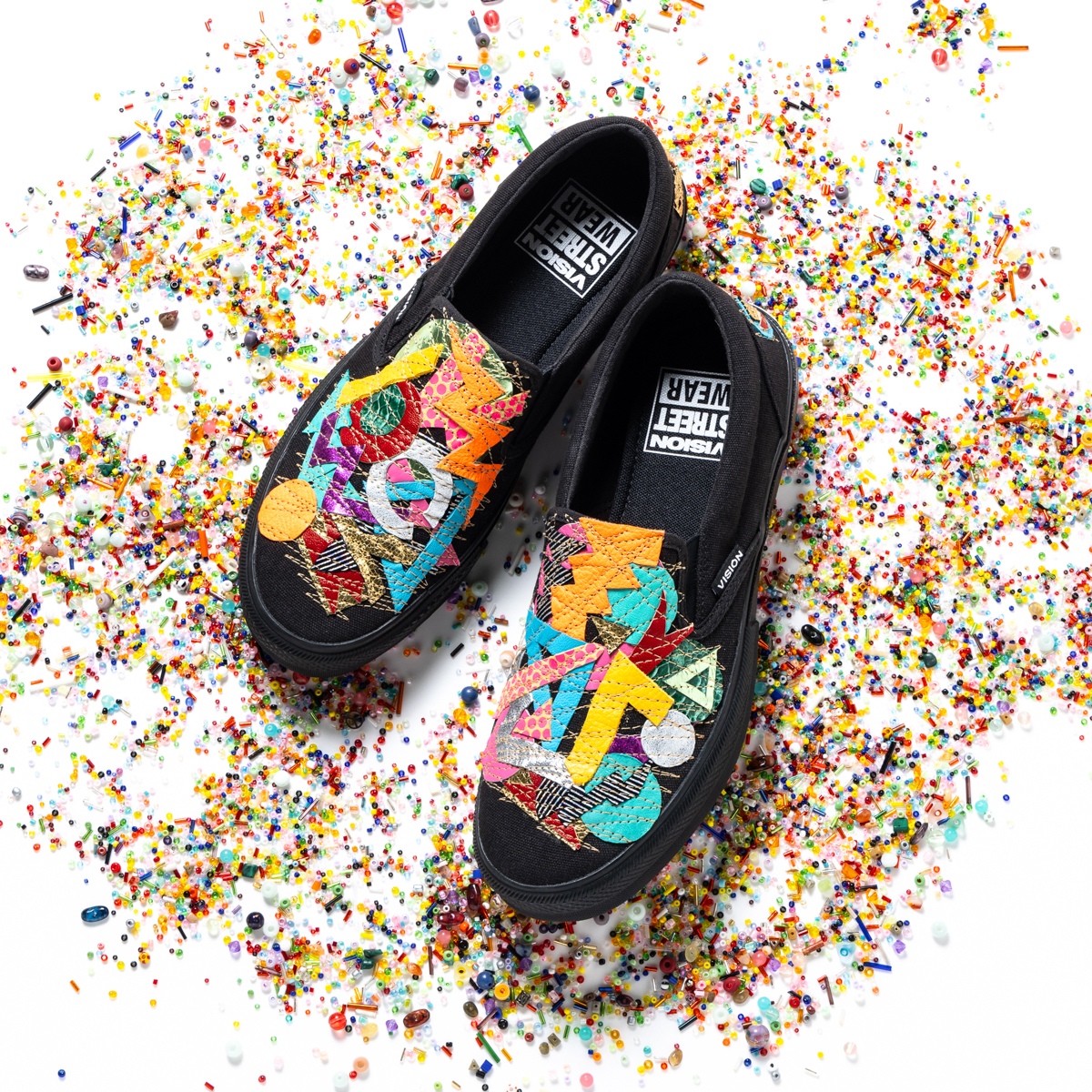 【新作】レザーリメイクスリッポン「Influence」Size 27.0cm