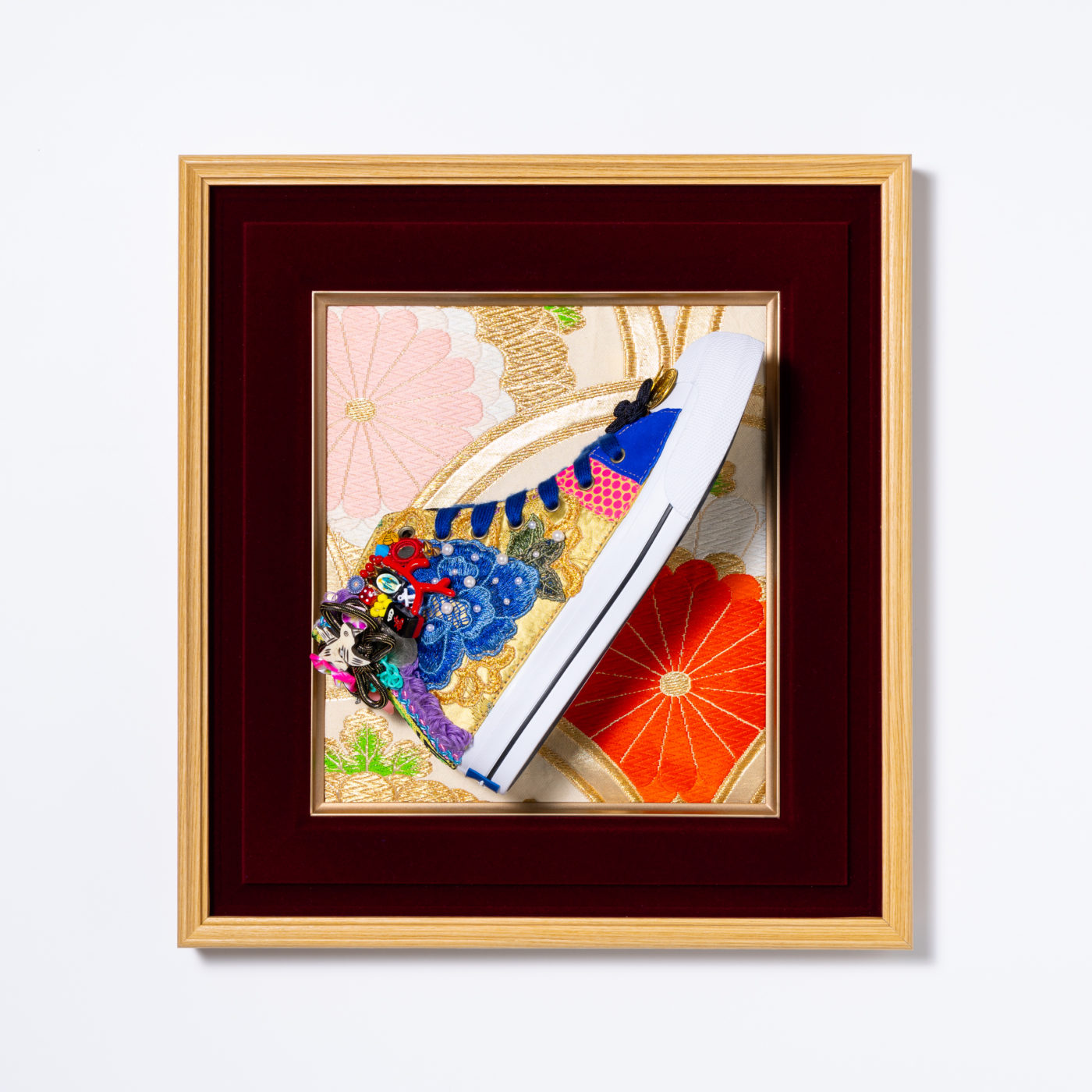 【新作】デコリメイクスニーカー「Viva! Oaxaca」Size 24.0cm