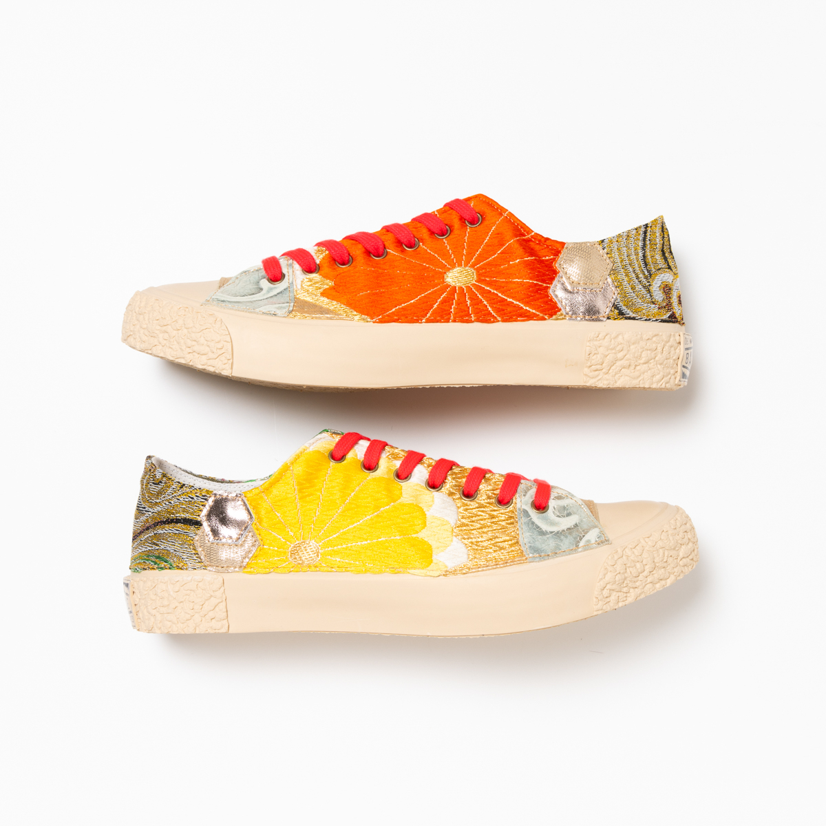 【新作】着物リメイクスニーカー「The Brightest Star in the Sky」Size 28.0cm