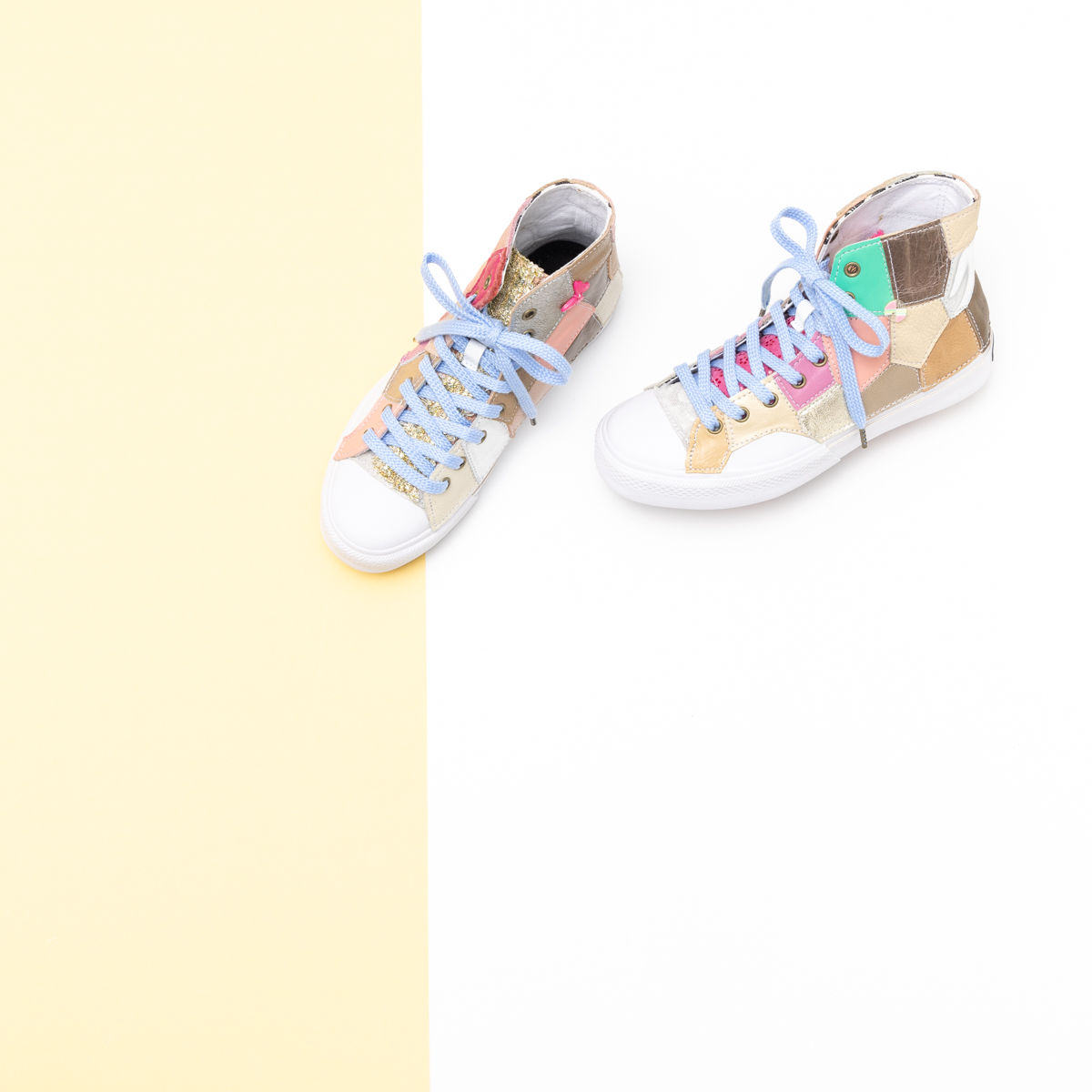 【新作】レザーリメイクスニーカー「NINOS」Size 23.0cm