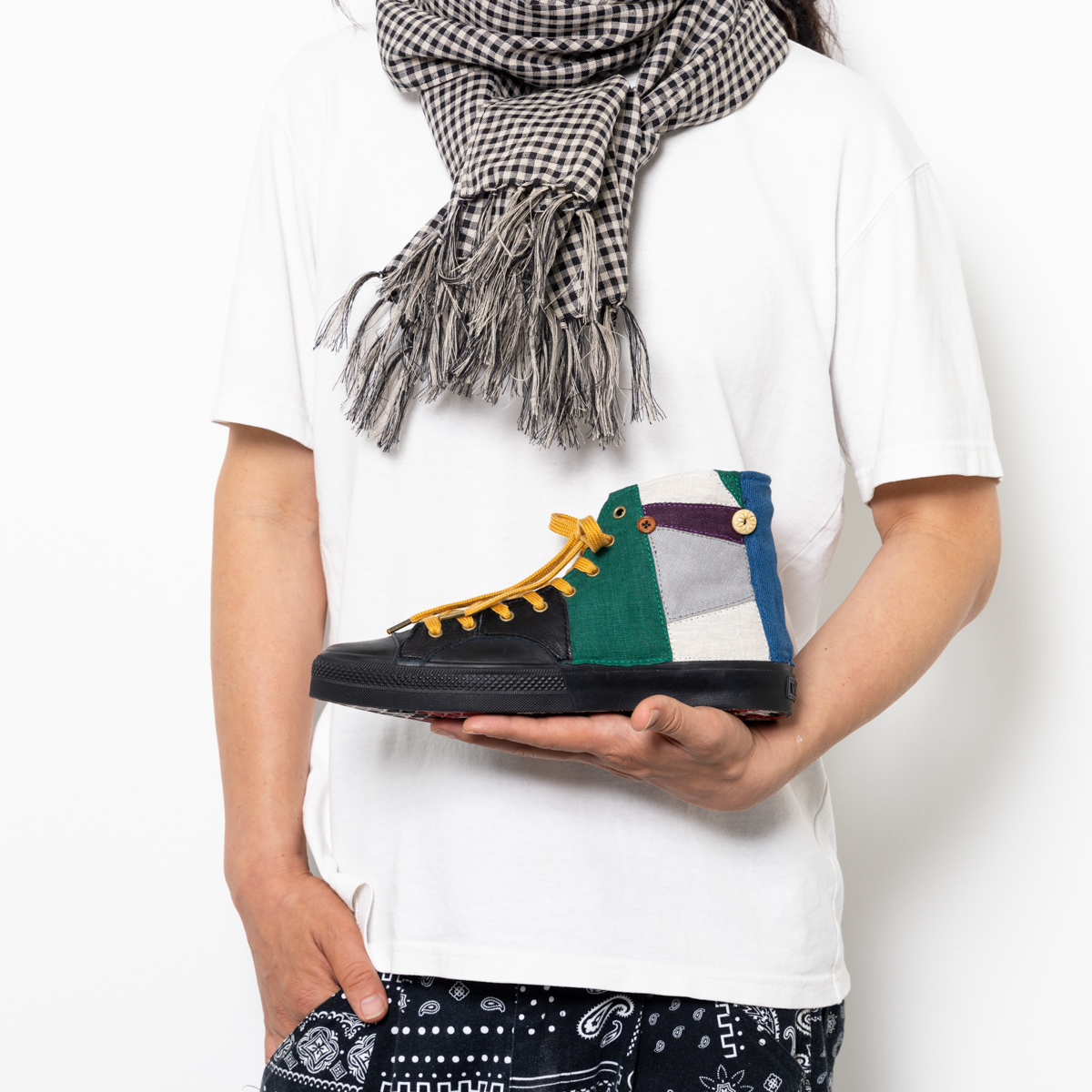 【新作】リネンリメイクスニーカー「Ravine」Size 27.0cm