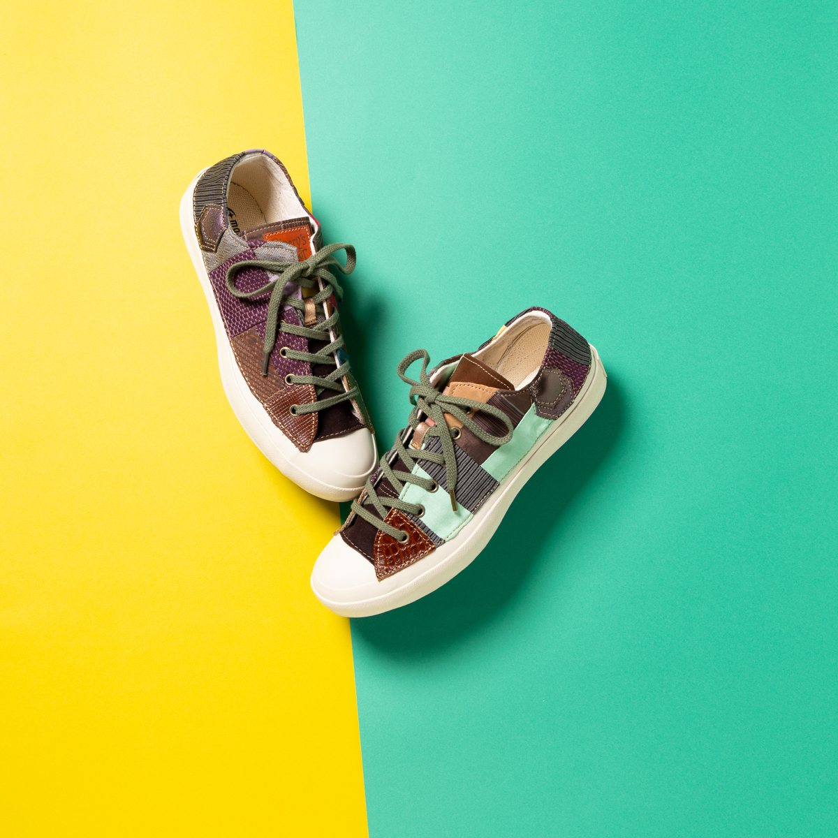 【新作】着物帯リメイクスニーカー「Suikinrei」Size 24.5cm