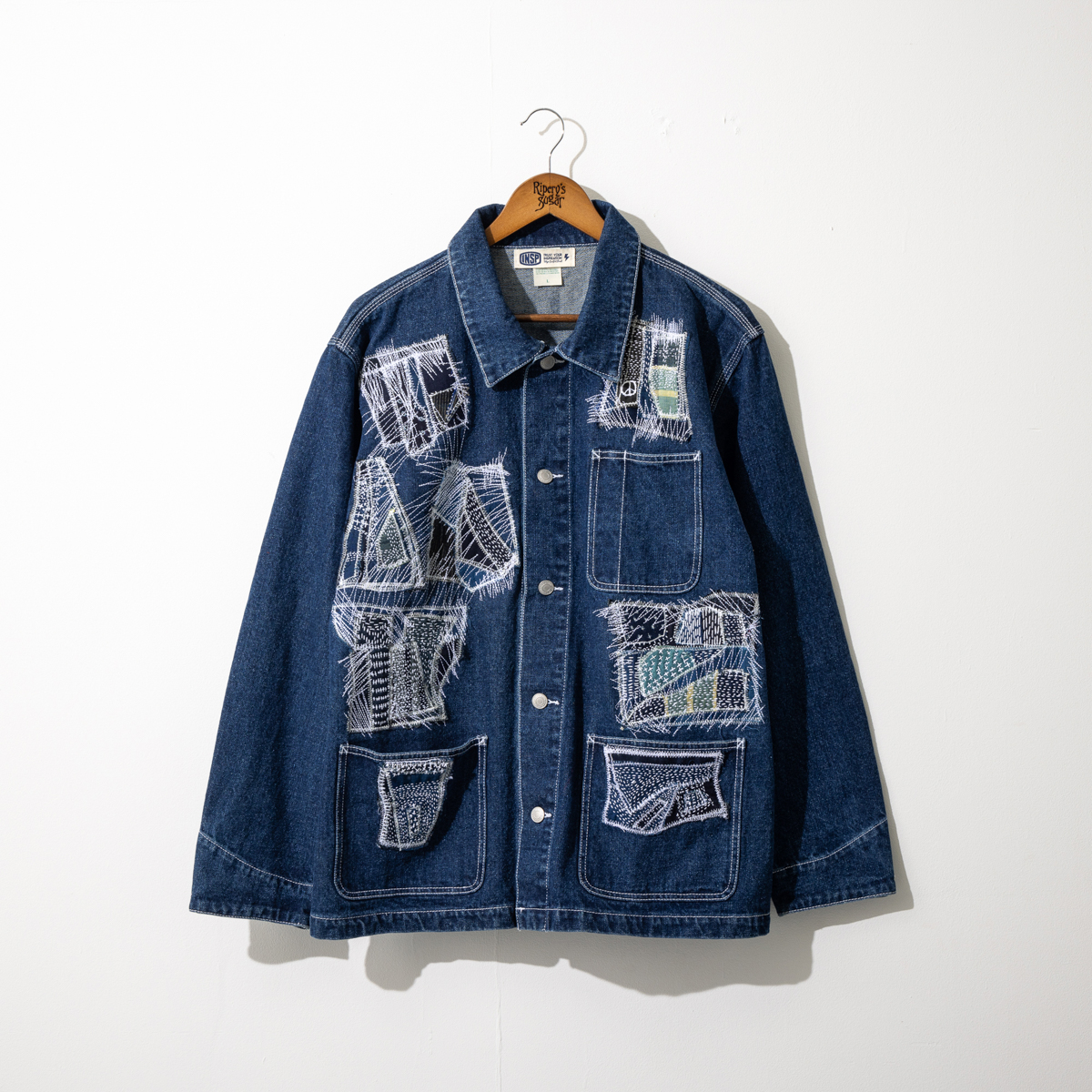 【コラボ情報】デニムリメイクカバーオール「Look to the Sky」