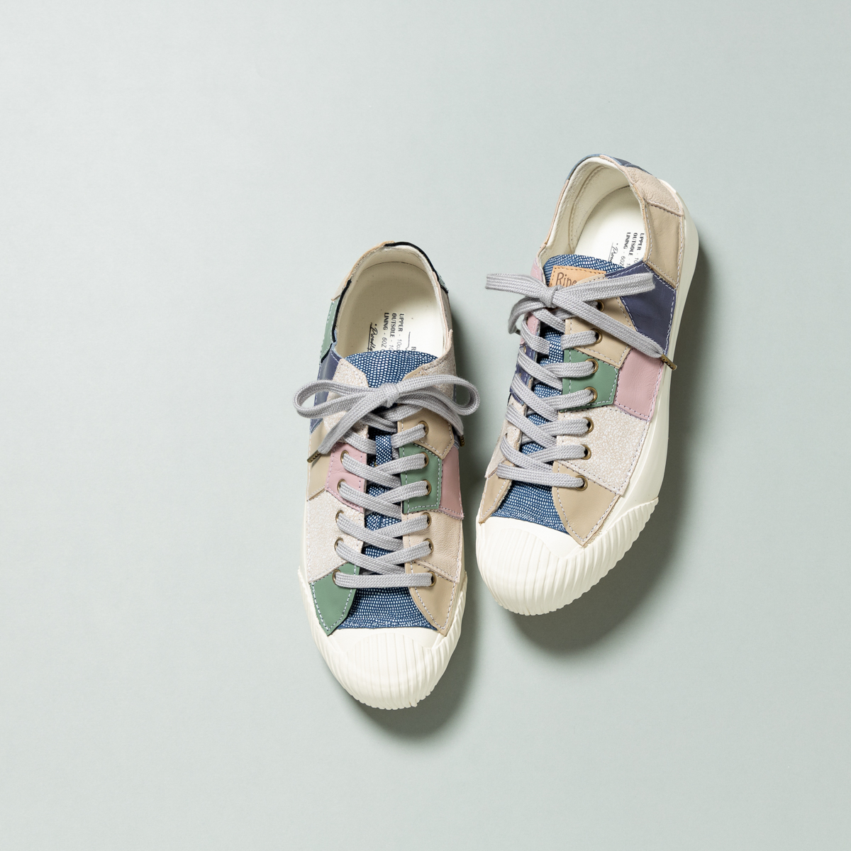 【新作】レザーリメイクスニーカー「Ortensia」Size 26.0cm