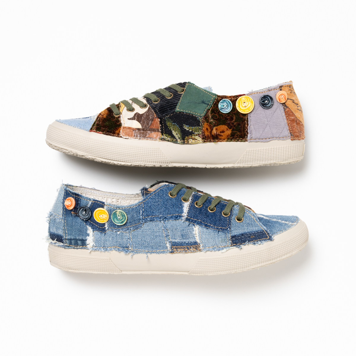 【新作】デニム リメイクスニーカー「BERYL」Size 27.5cm