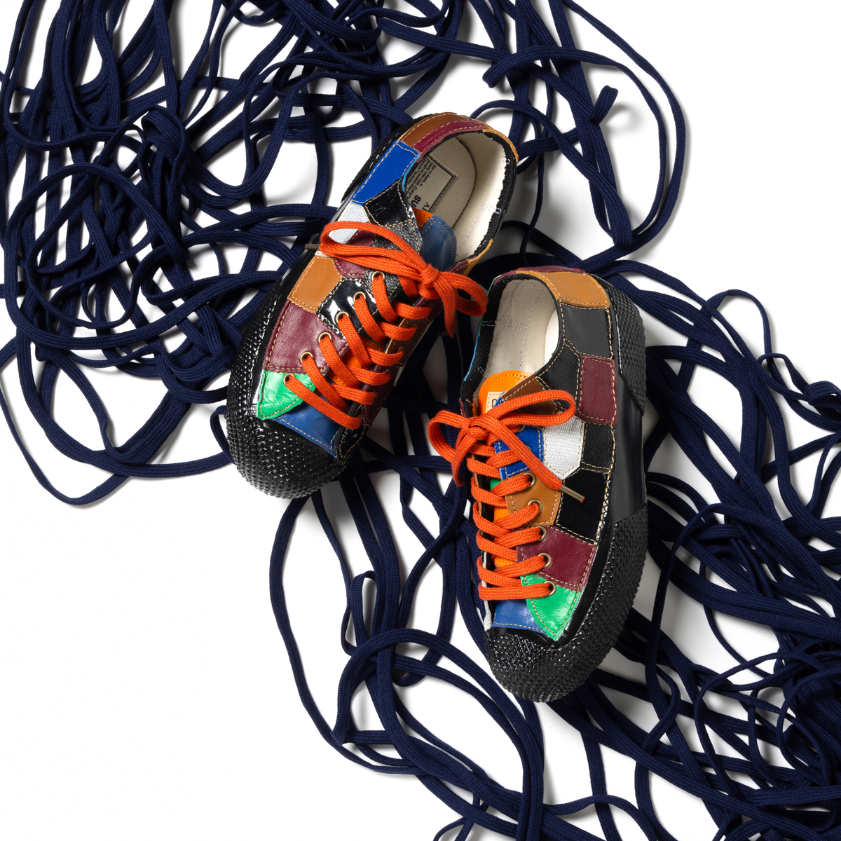 【新作】レザーリメイクスニーカー「Buco」Size 25.5cm