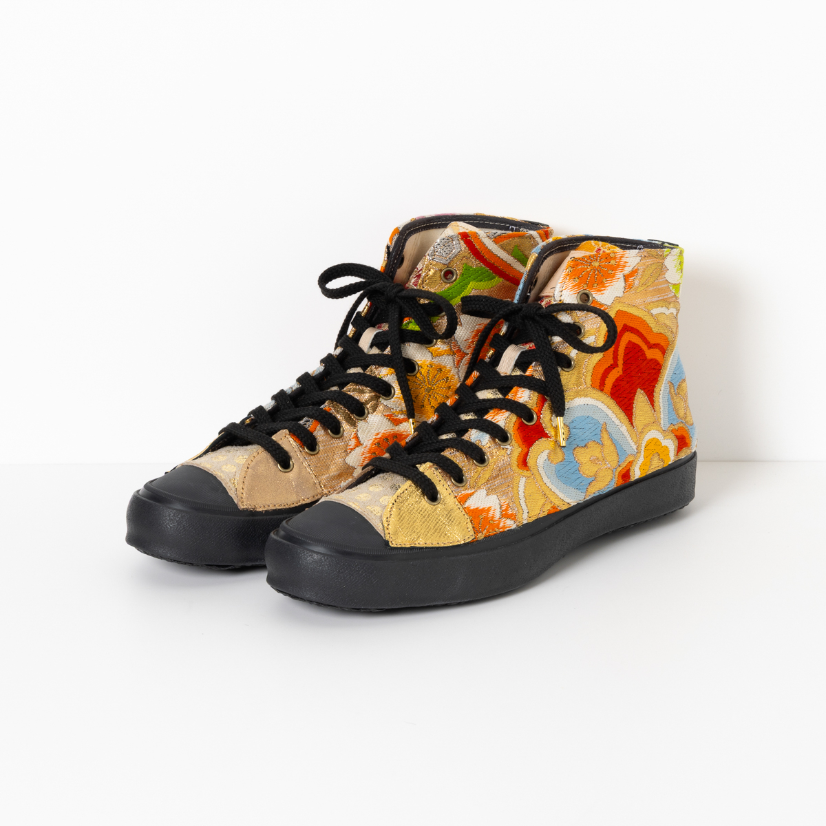 【MOONSTAR】着物リメイクスニーカー「Crescent moon」Size 26.0cm