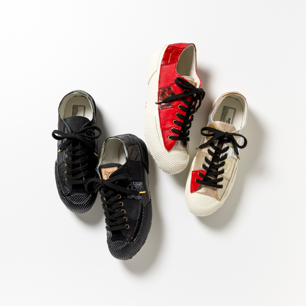 【SUPERGA】レザーリメイクスニーカー「Acquario」Size 26.5cm