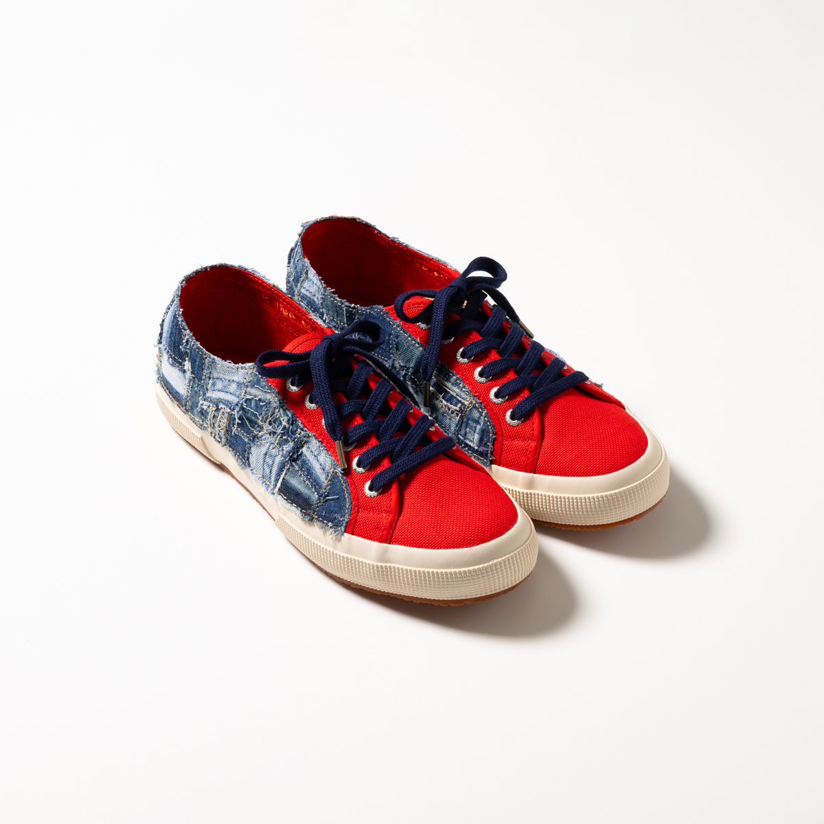 【SUPERGA】デニムリメイクスニーカー「PORTO」Size 27.5cm