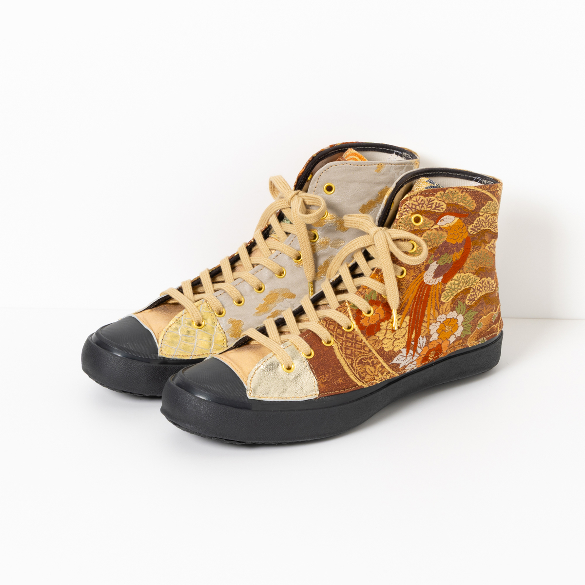 【MOONSTAR】着物リメイクスニーカー「万華鏡幻灯」Size 28.0cm