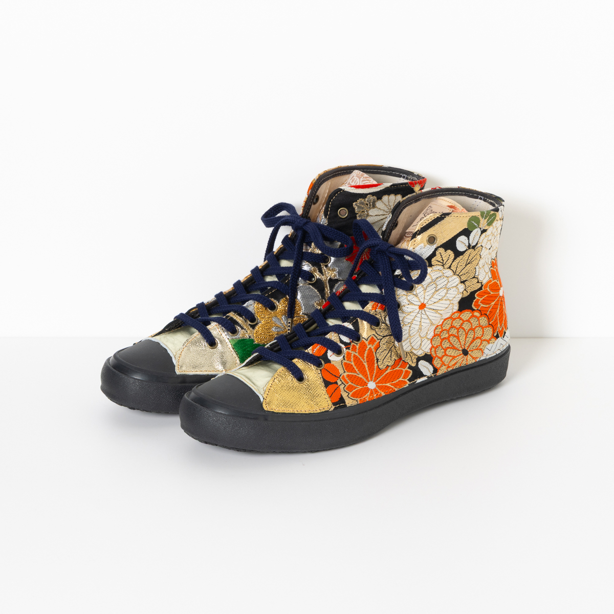 【MOONSTAR】着物リメイクスニーカー「Anchor」Size 29.0cm