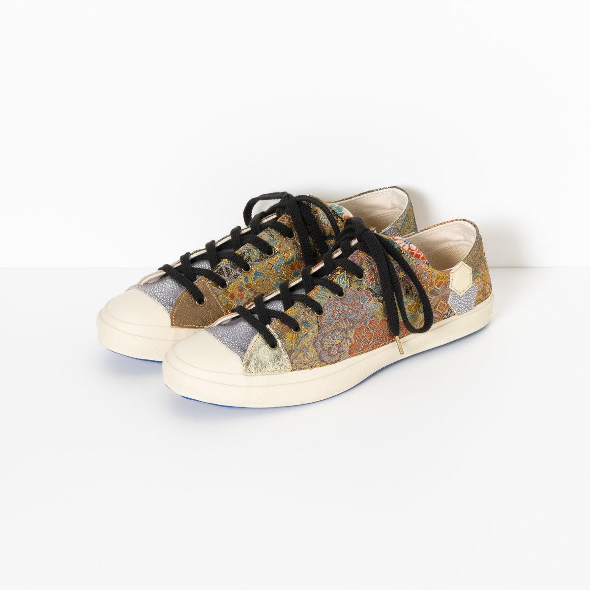 【MOONSTAR】着物リメイクスニーカー「半輪の月」Size 29.0cm