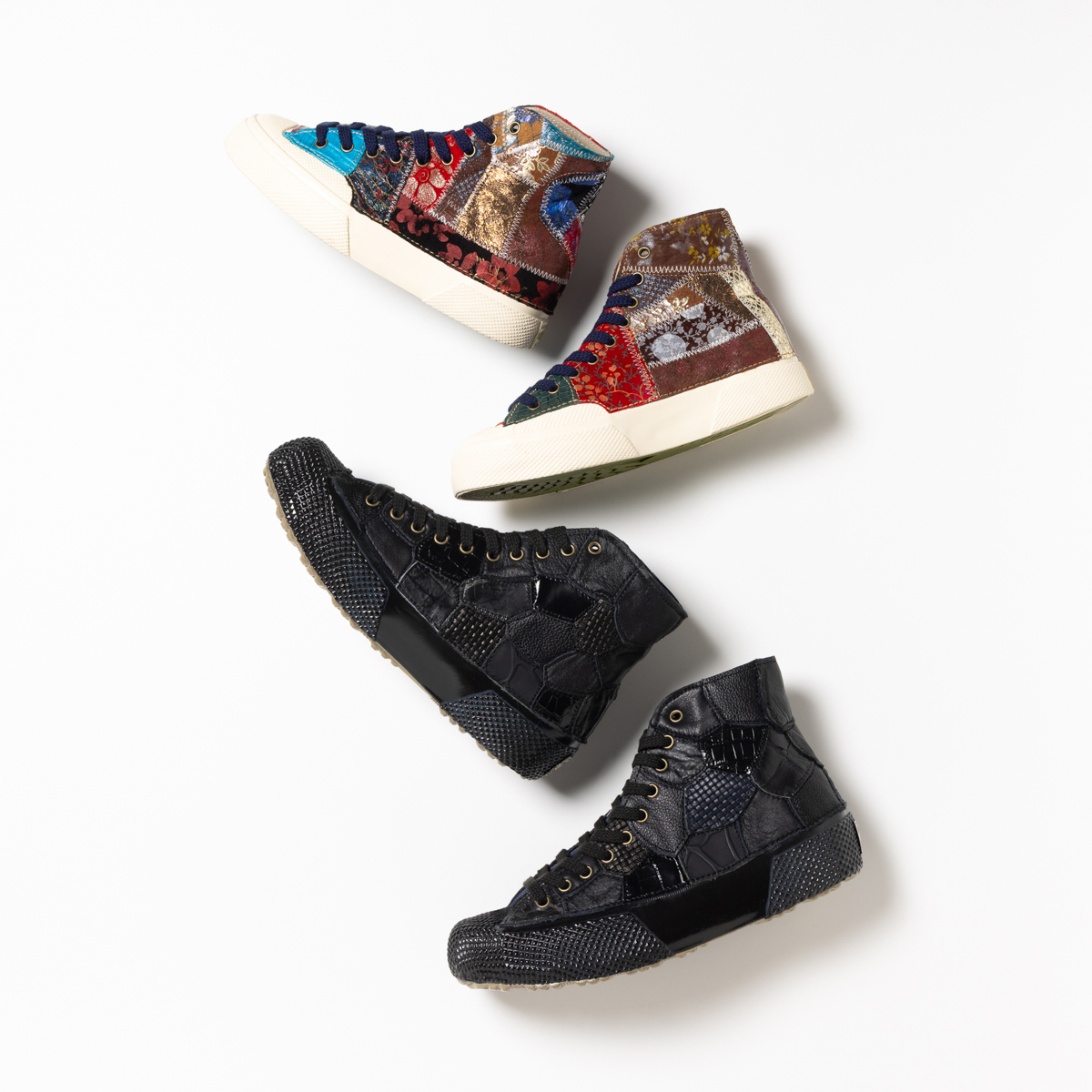 【SUPERGA】レザーリメイクスニーカー「Corvo」Size 26.0cm