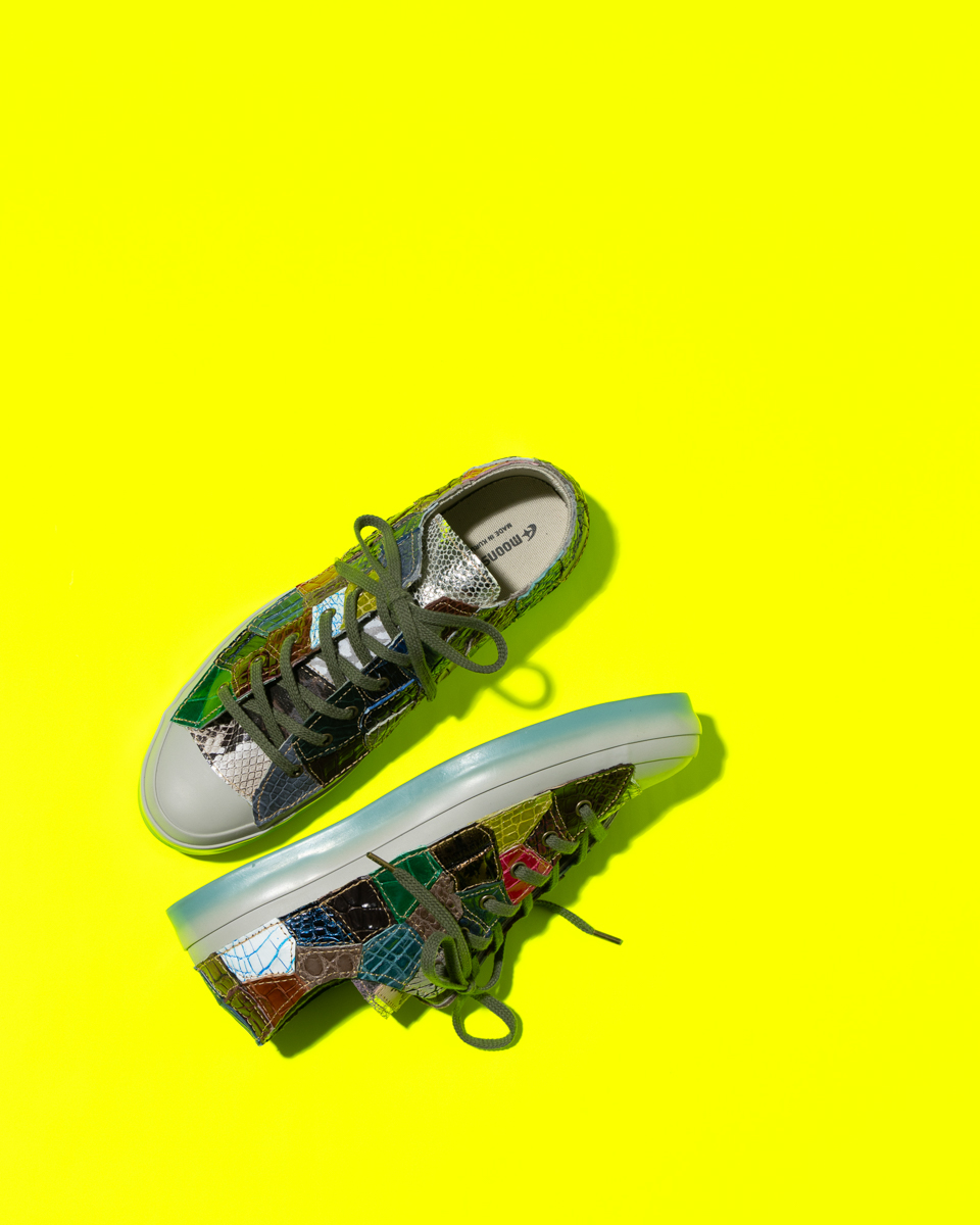 【MOONSTAR】ワニ革リメイクスニーカー「Shapeshifter」Size 26.0cm